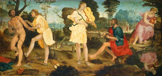 Apollon et Marsyas, vers 1540